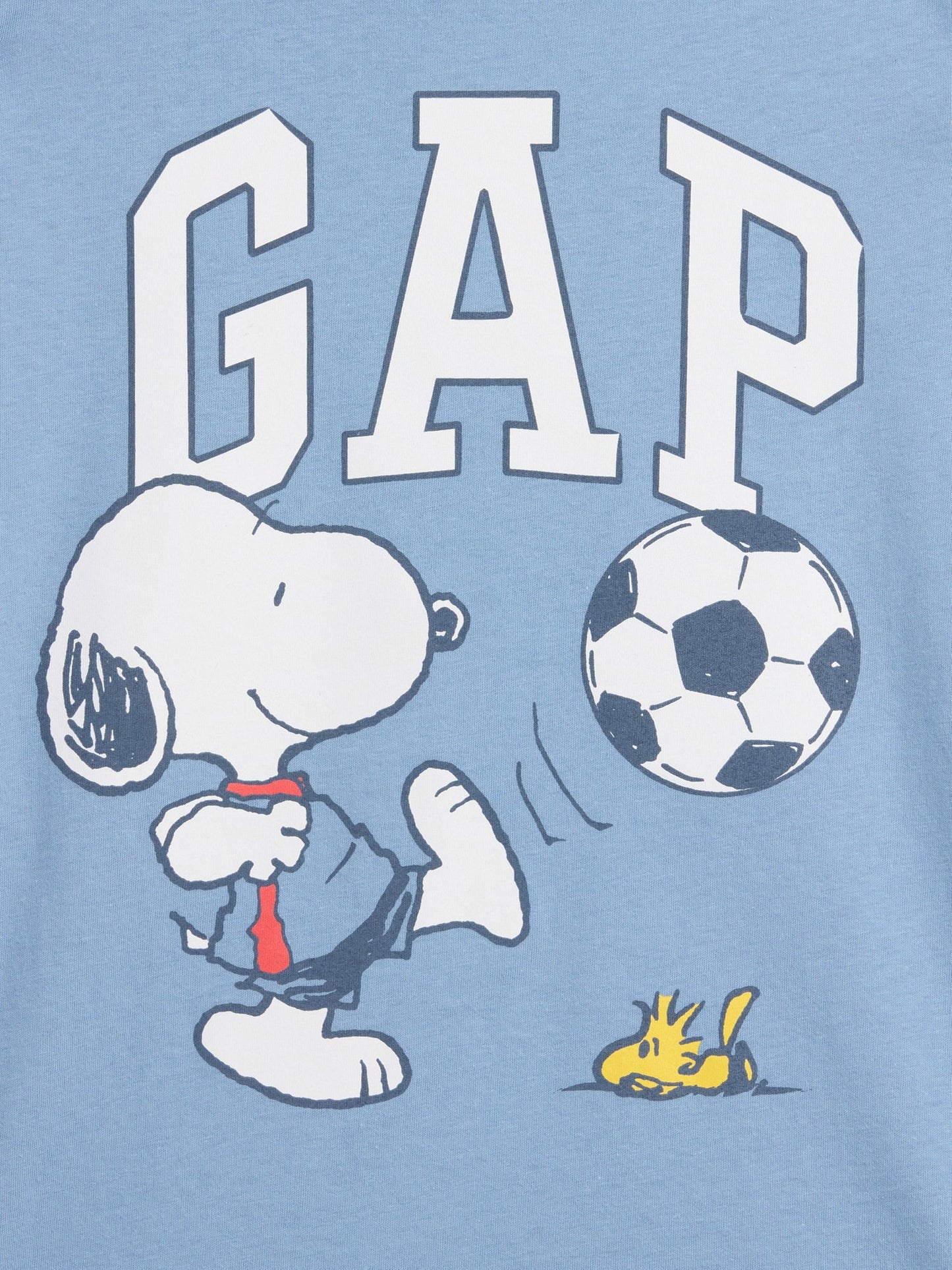Açık Mavi Peanuts Logo T-shirt