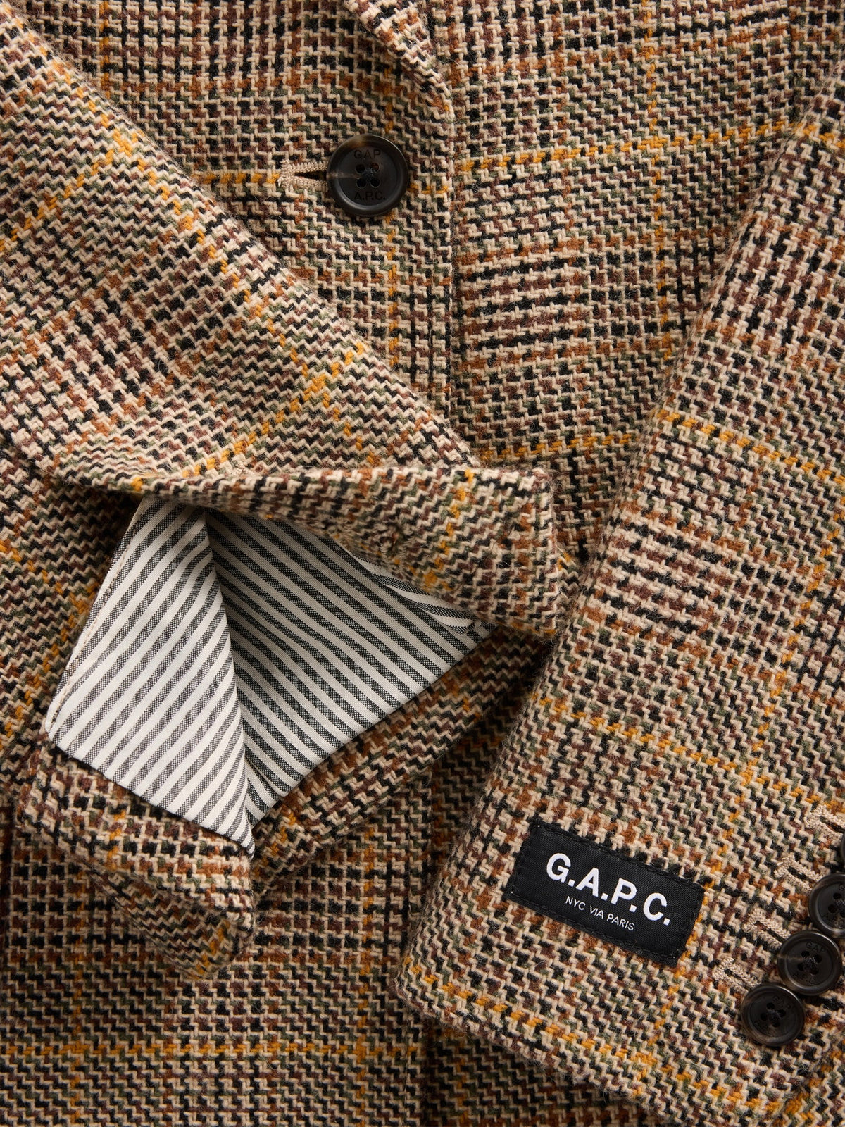 Çok Renkli Gap × A.p.c. Yün Karışımlı Relaxed Blazer