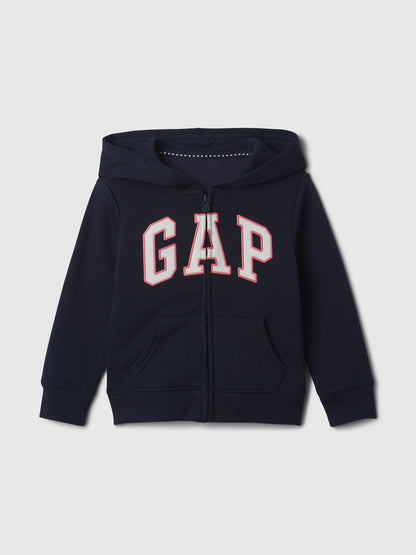 Lacivert Gap Logo Fermuarlı Sweatshirt