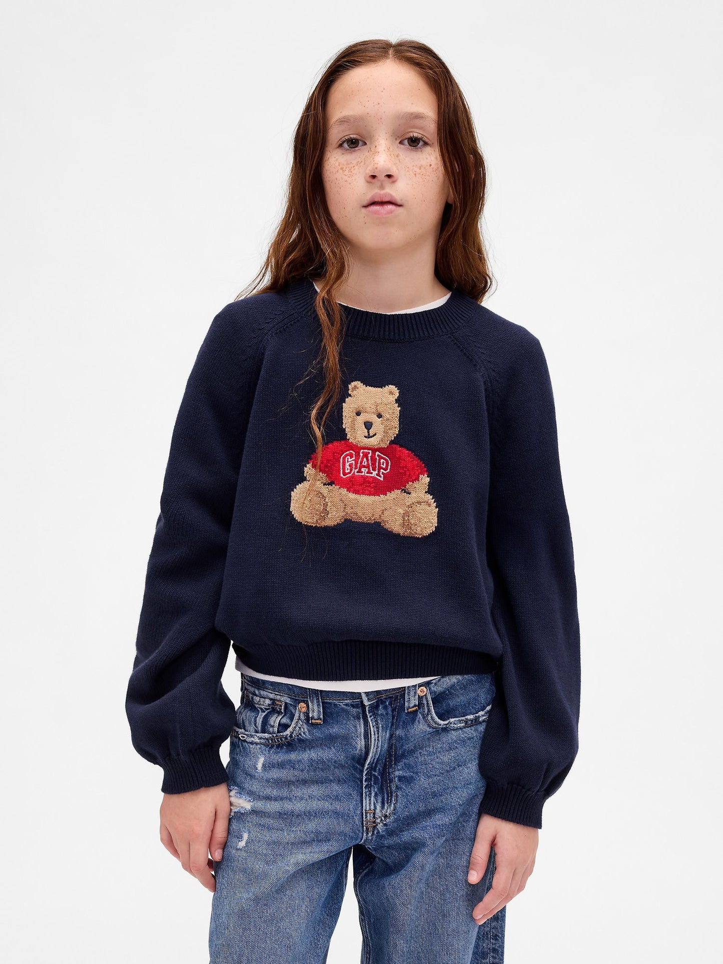 Lacivert Brannan Bear Logo Sweatshirt