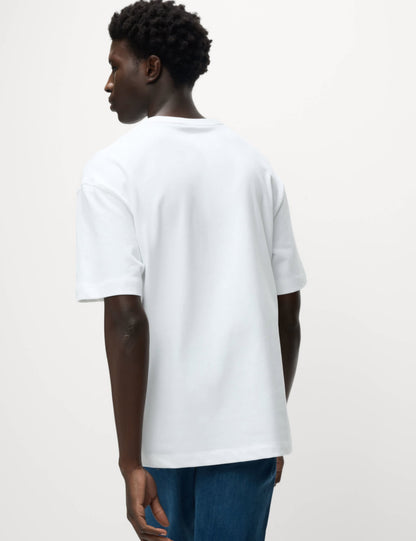 Saf Pamuklu Kısa Kollu Oversize T-shirt