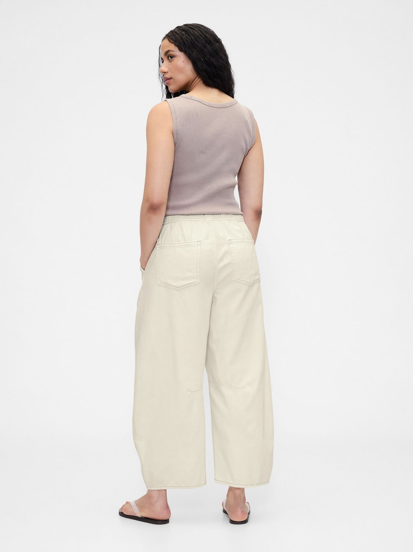 Bej Mid Rise Ultrasoft Kolay Horseshoe Jean Pantolon