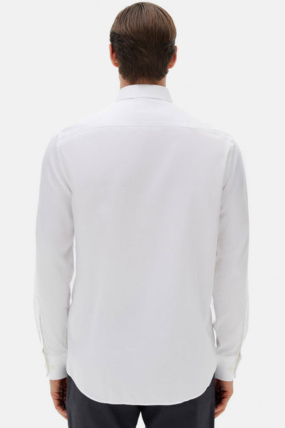 Damat Comfort Beyaz Düz Gömlek