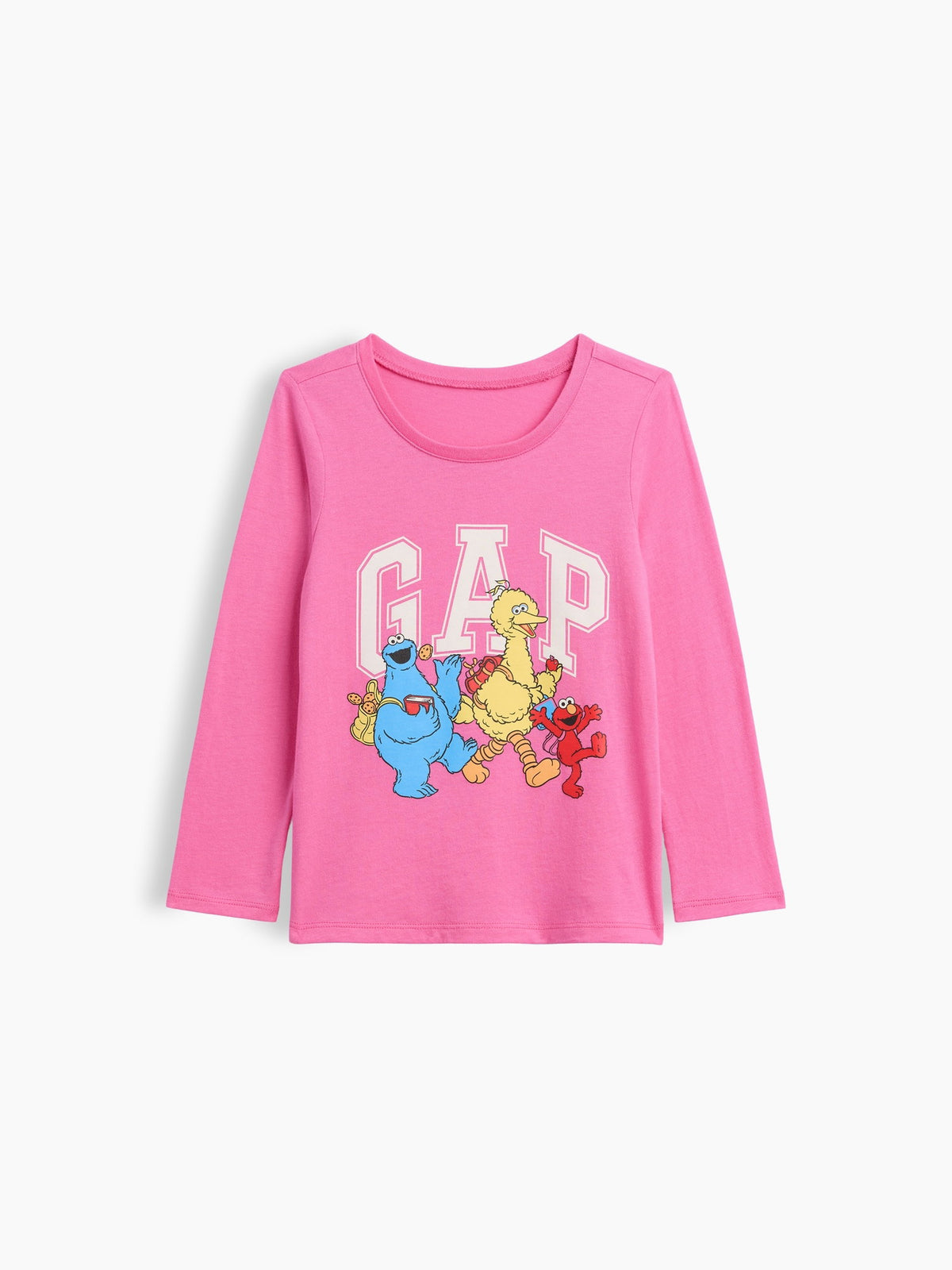 Pembe Sesame Street Logo T-shirt