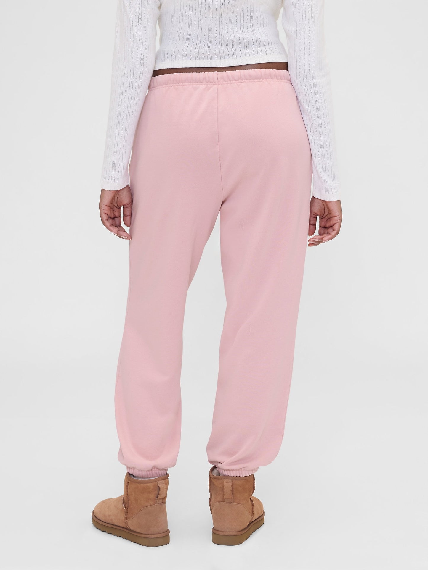 Pembe Gap × Summer Fridays Heavyweight Relaxed Logo Eşofman Altı