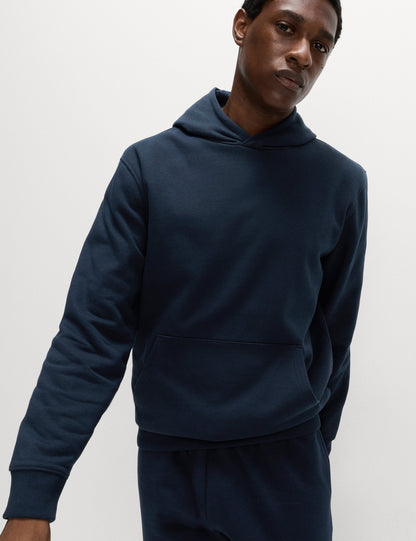 Pamuk Karışımlı Kapüşonlu Sweatshirt