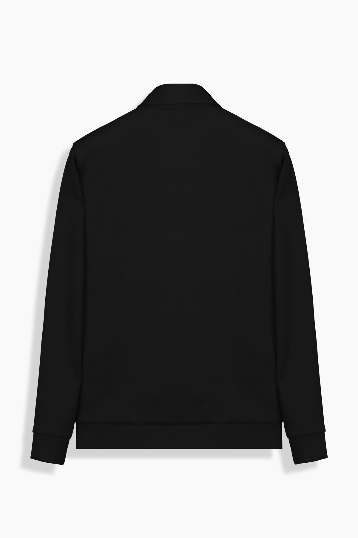 Elvira Polo Yaka Siyah Sweatshirt
