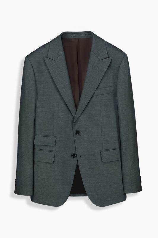 Teneresp Slim Fit Yeşil Ceket