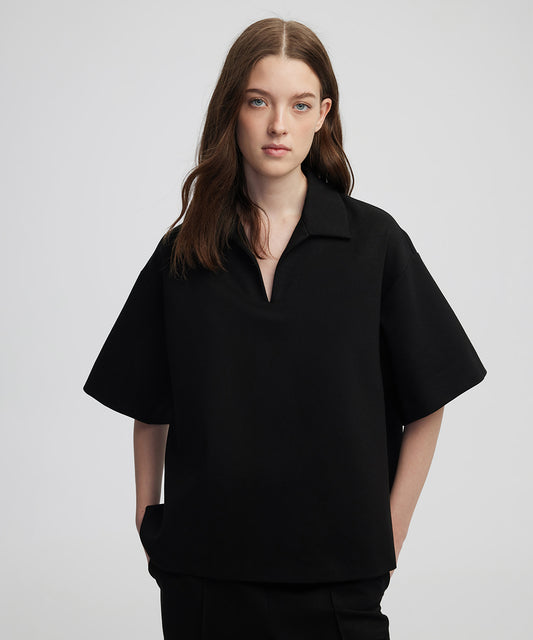 Gömlek Yaka Rahat Kesim Tişört