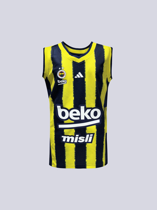 Fenerbahçe Basketbol 2025/26 Adidas Jr Çubuklu Forma