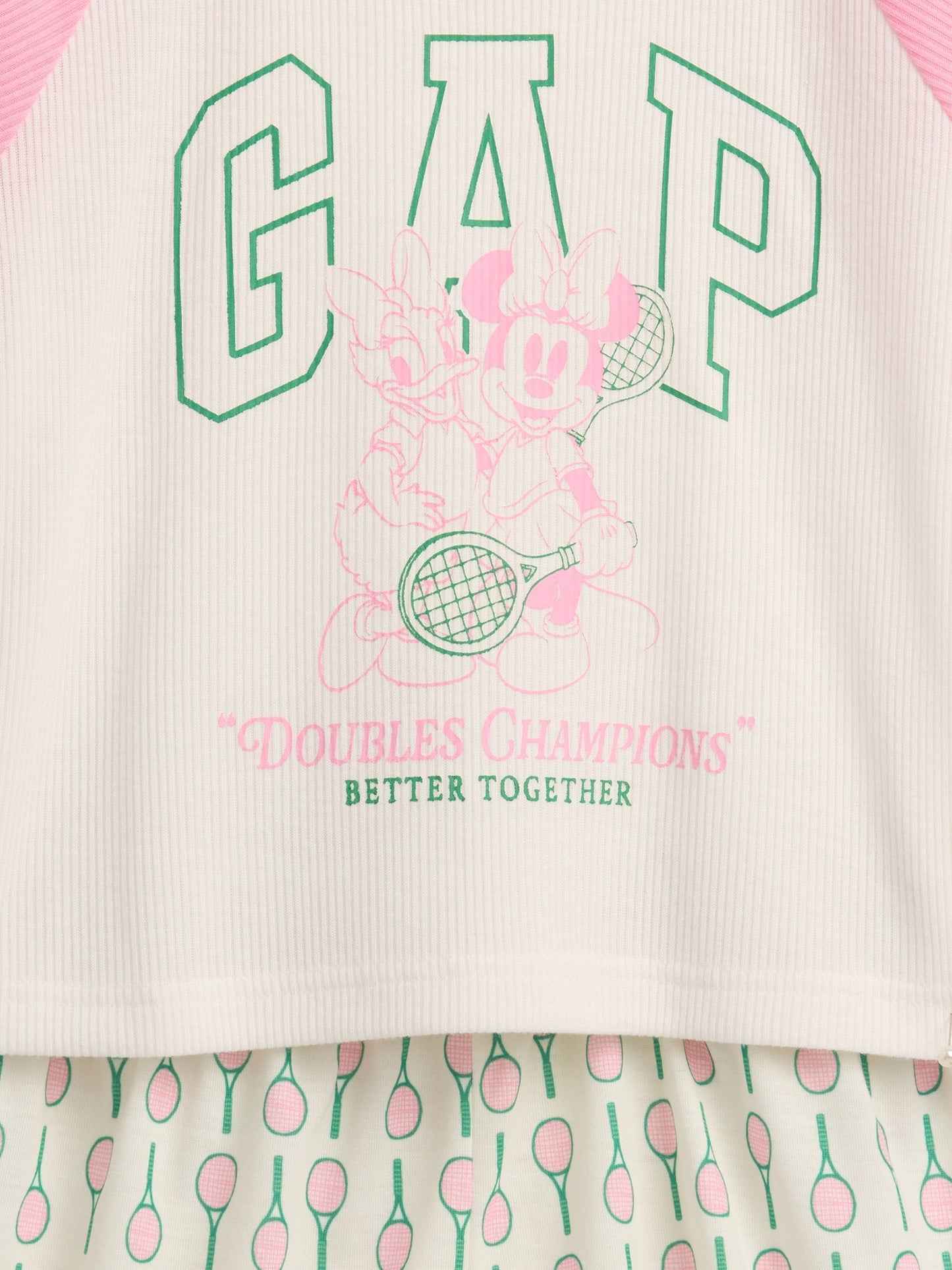 Açık Pembe Gap × Disney Kids Geri Dönüştürülmüş Pijama Altı Seti