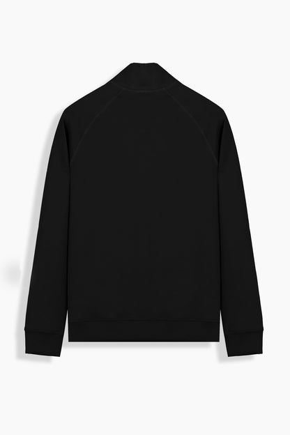Fermuarlı Polo Yaka Sweatshirt