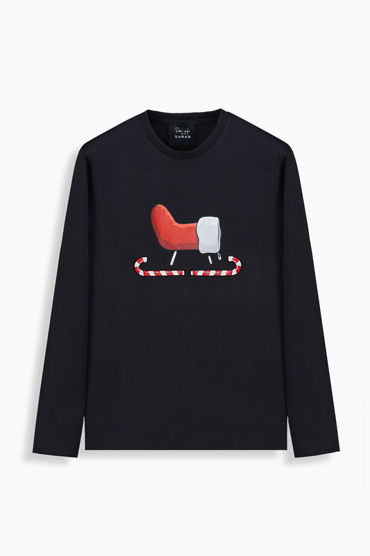 Vargas Kızak Regular Fit Koyu Gri Kadın Sweatshirt
