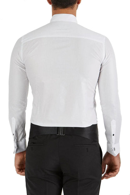 Gk 323 Slim Fit Beyaz Klasik Gömlek