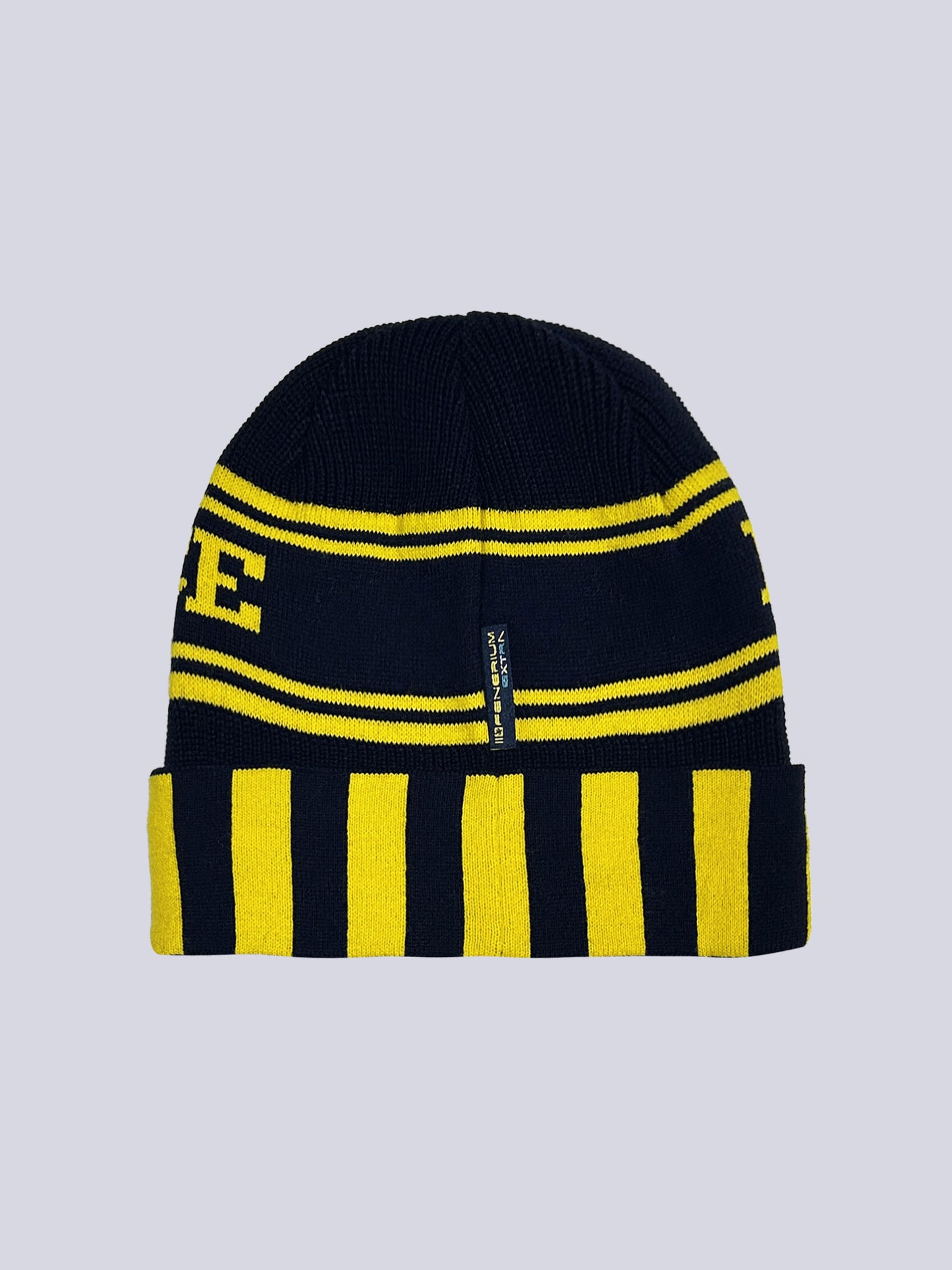 Fenerbahçe Sarı Lacivert Çubuklu Unisex Bere