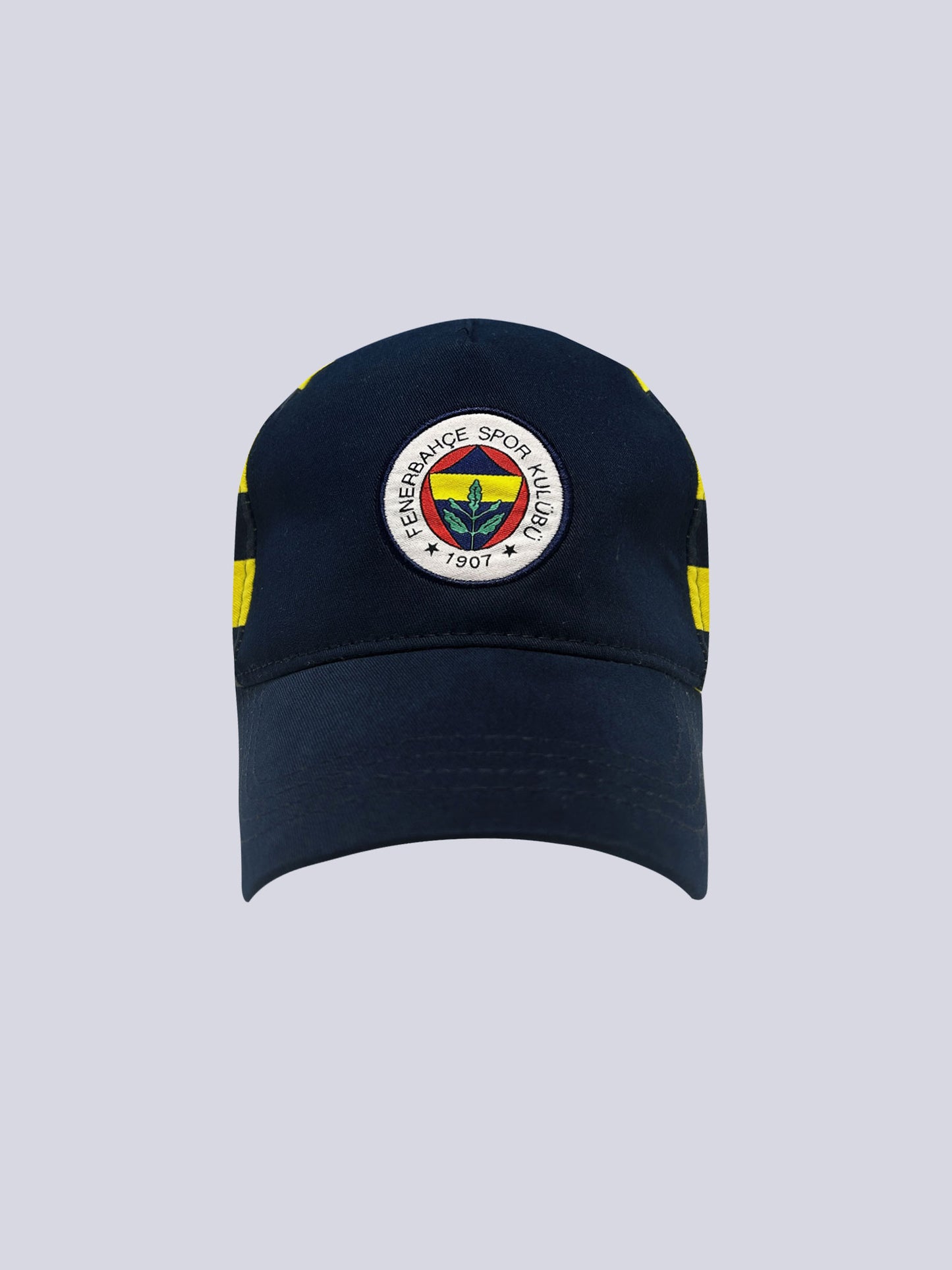 Fenerbahçe Sarı Lacivert Çubuklu Unisex Şapka