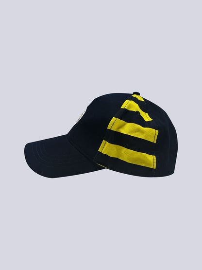 Fenerbahçe Sarı Lacivert Çubuklu Unisex Şapka