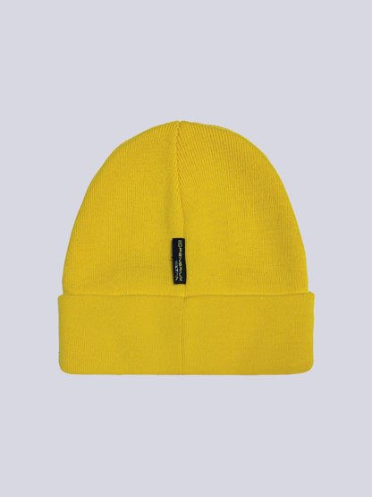 Fenerbahçe Sarı Gofre Baskılı Unisex Bere