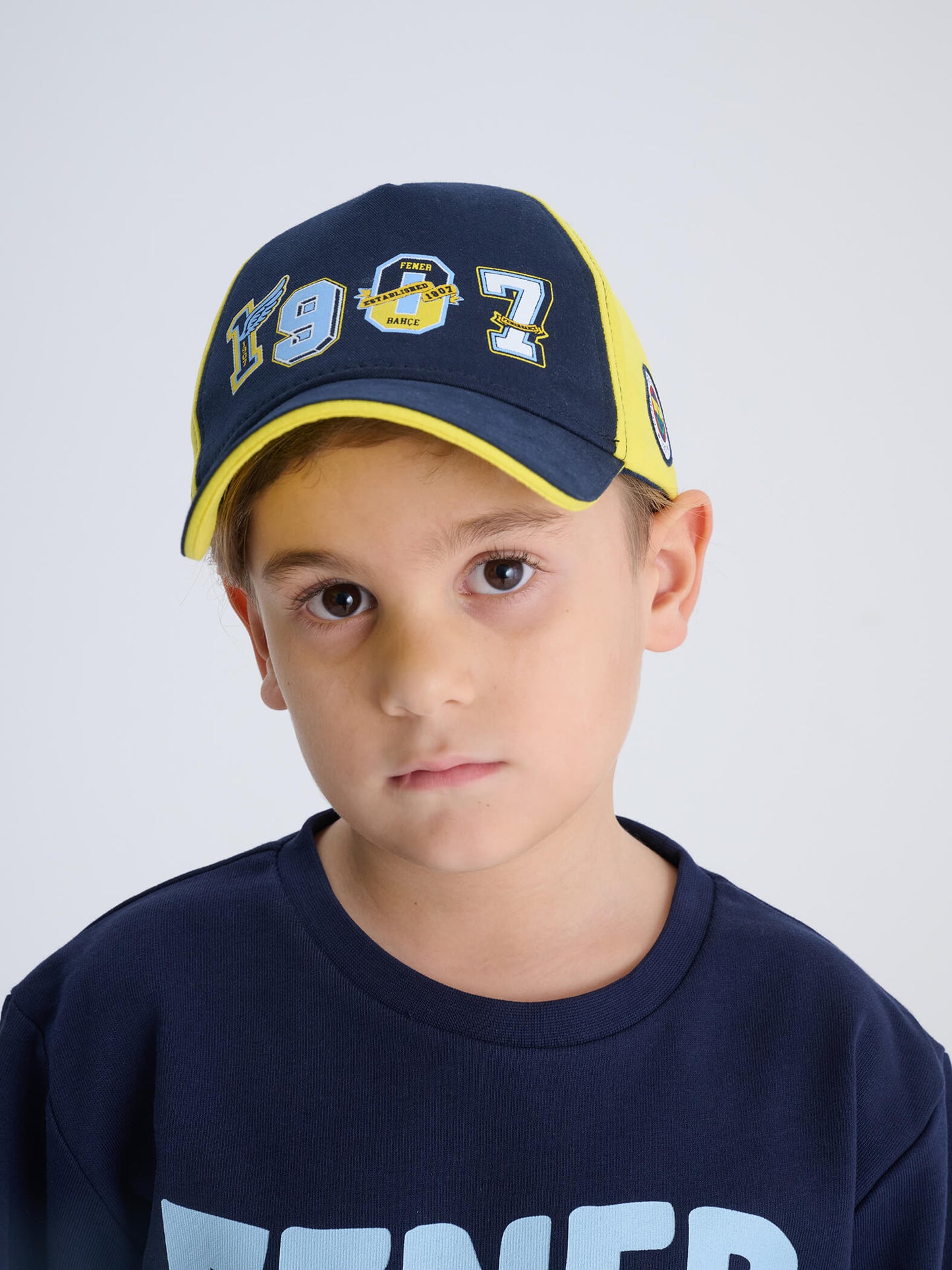 Fenerbahçe Sarı Lacivert 1907 Çocuk Şapka