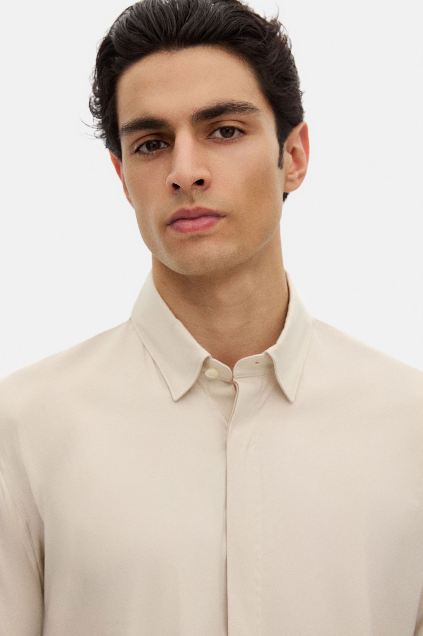 Tween Slim Fit Taş Düz Gömlek