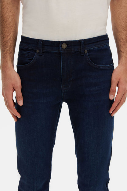 Tween Relaxed Fit Lacivert Denim Pantolon