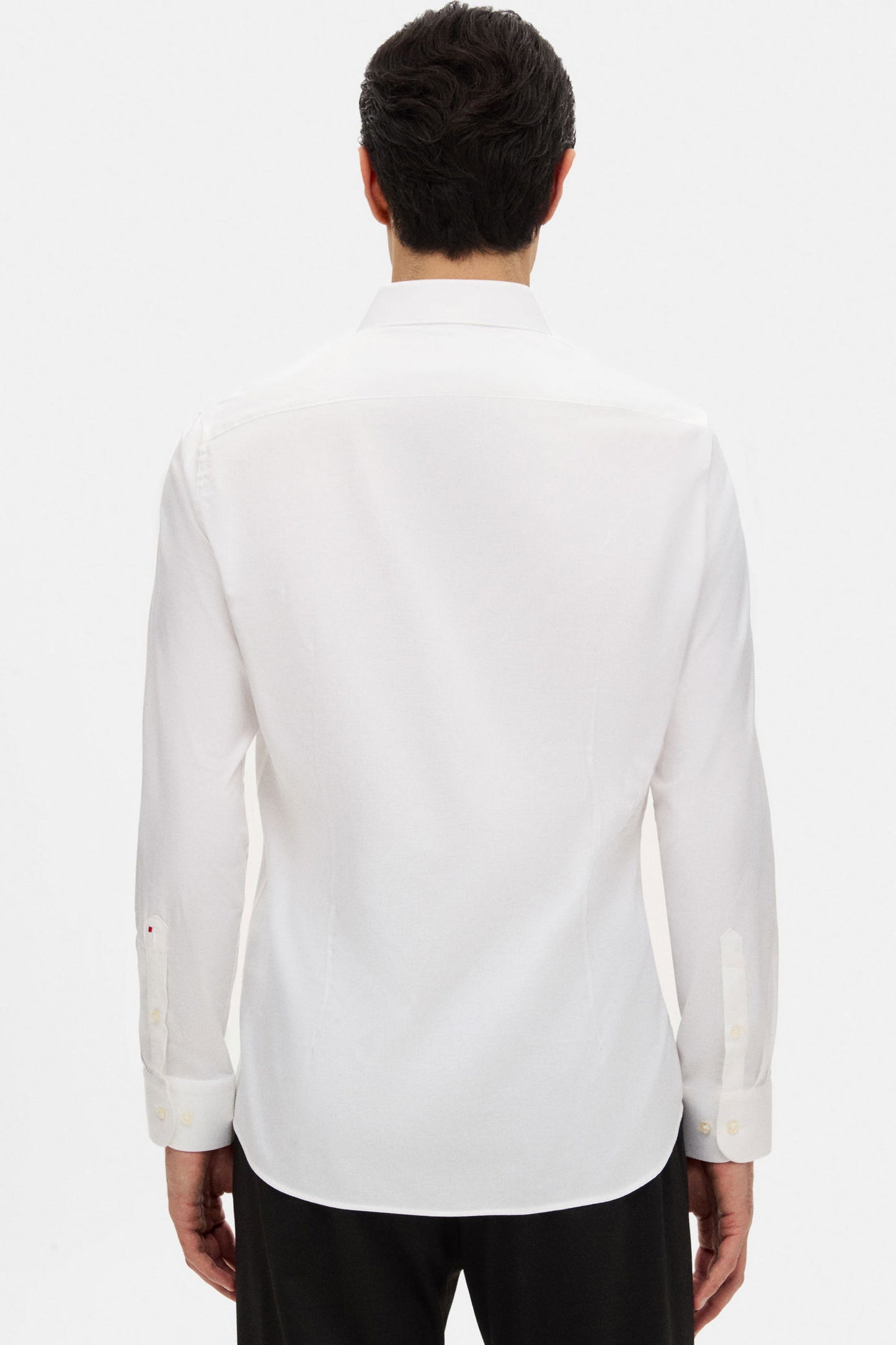 Tween Slim Fit Beyaz Düz Gömlek