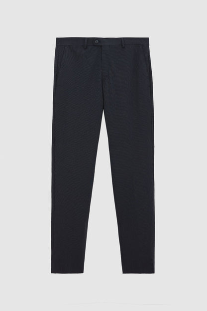 Tween Slim Fit Lacivert Çizgili Takim Elbise