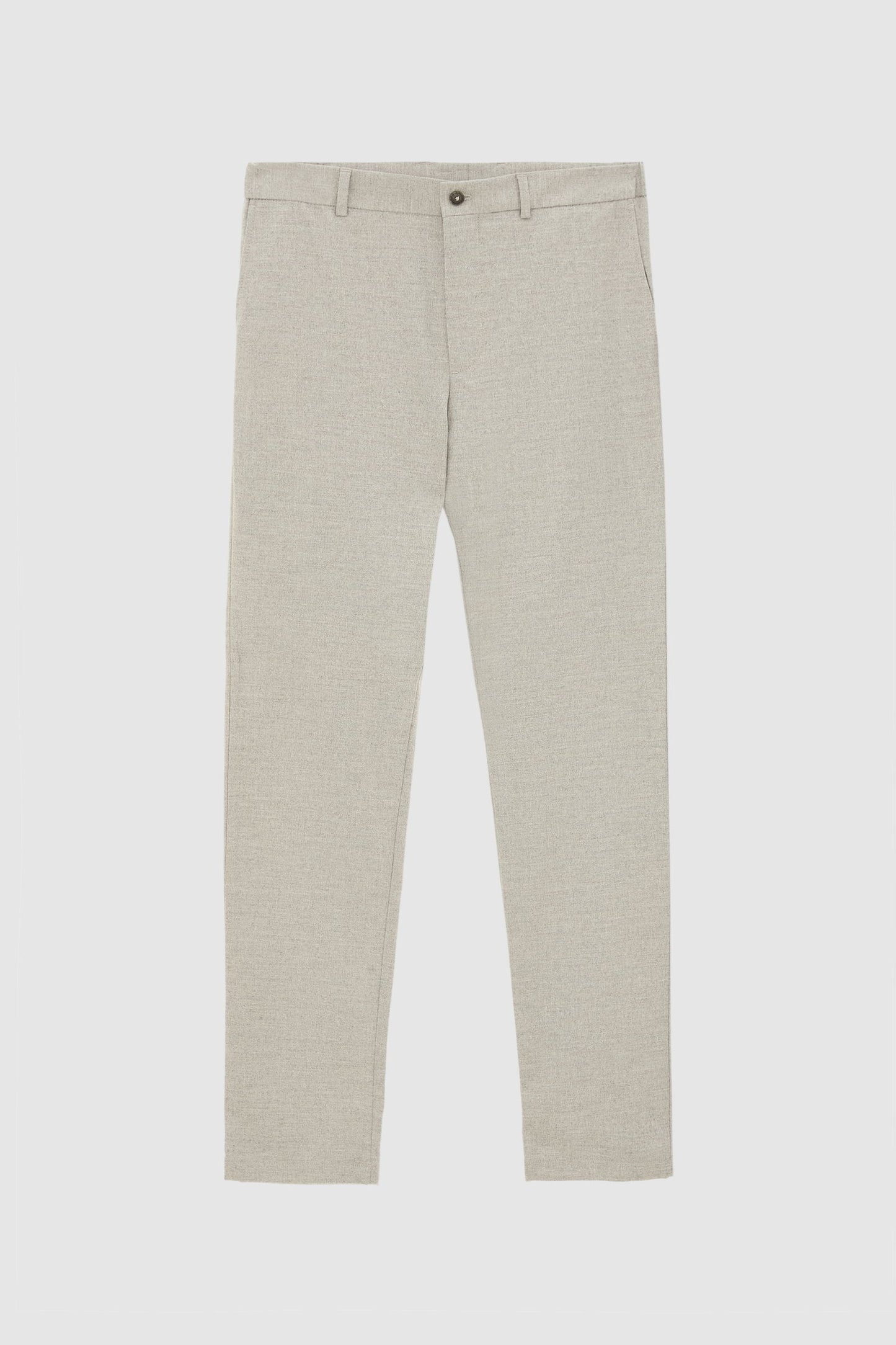 Tween Relaxed Fit Gri Düz Kumaş Pantolon