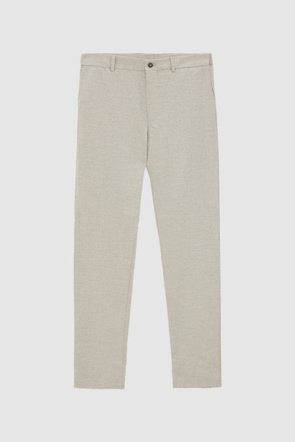Tween Relaxed Fit Gri Düz Kumaş Pantolon