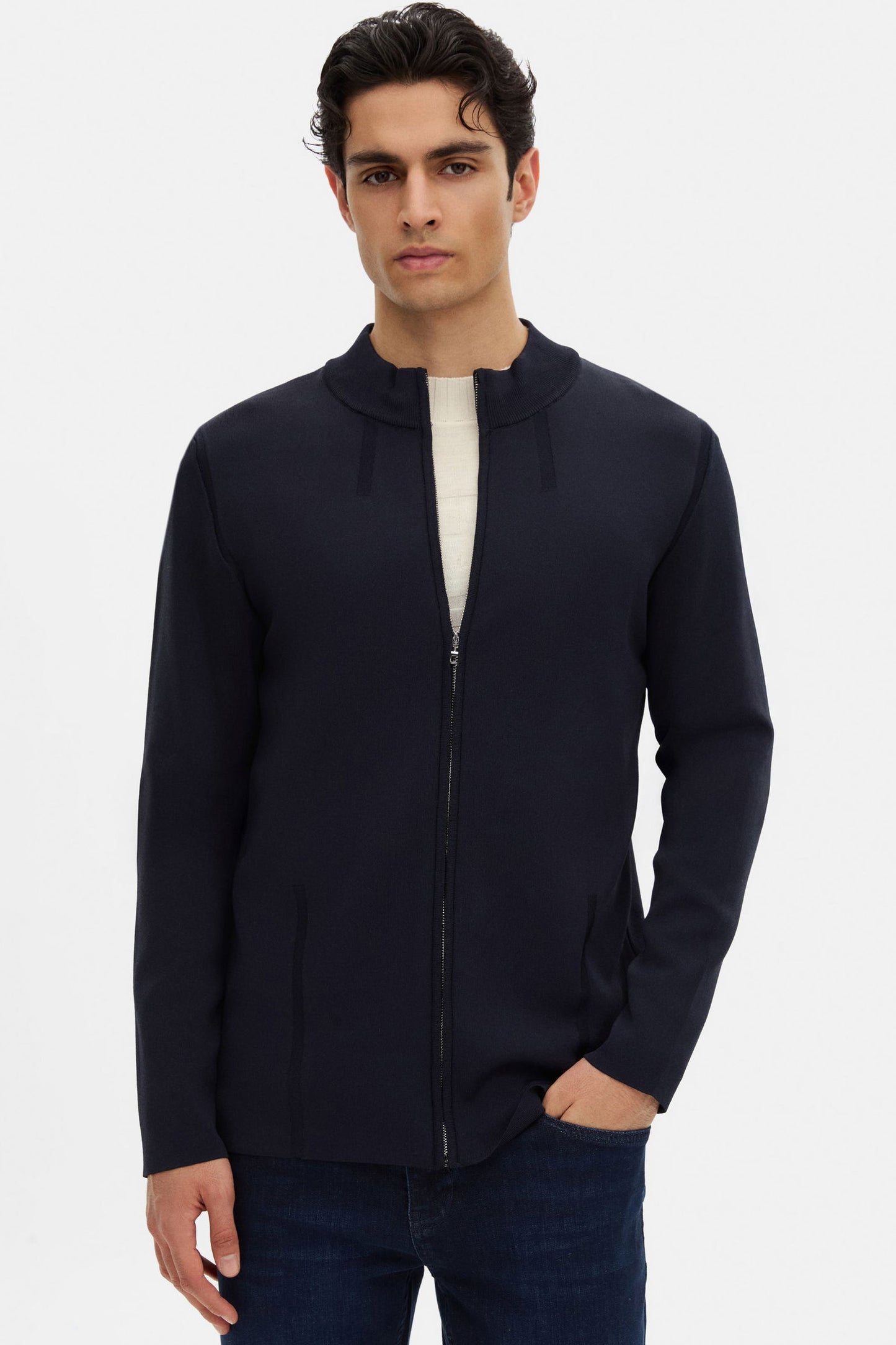 Tween Slim Fit Lacivert Kazak