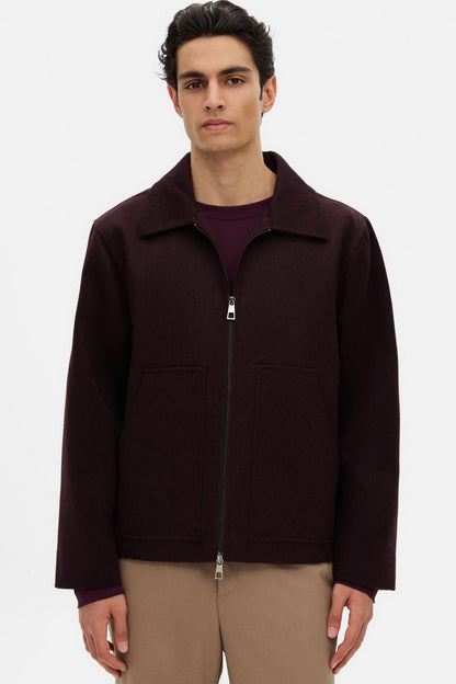 Tween Relaxed Fit Bordo Düz Mont