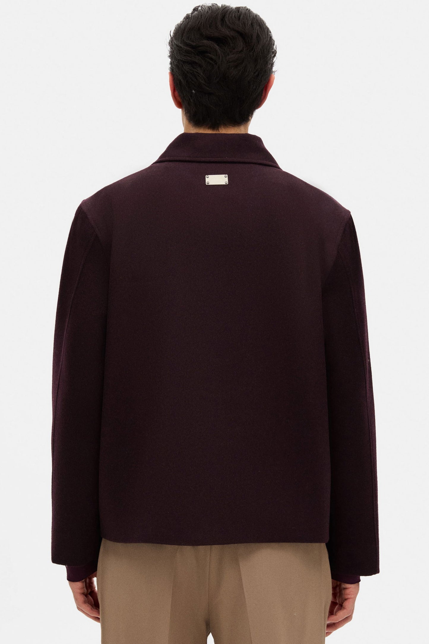 Tween Relaxed Fit Bordo Düz Mont