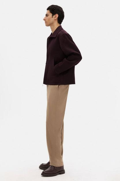 Tween Relaxed Fit Bordo Düz Mont
