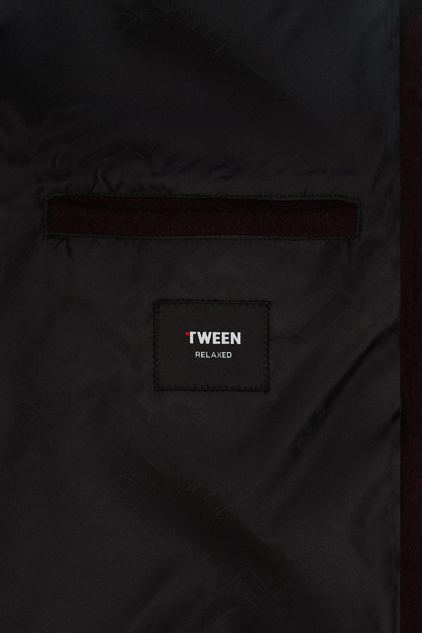 Tween Relaxed Fit Bordo Düz Mont