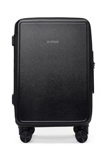 D-pack Unisex Siyah Kabin Boy Valiz