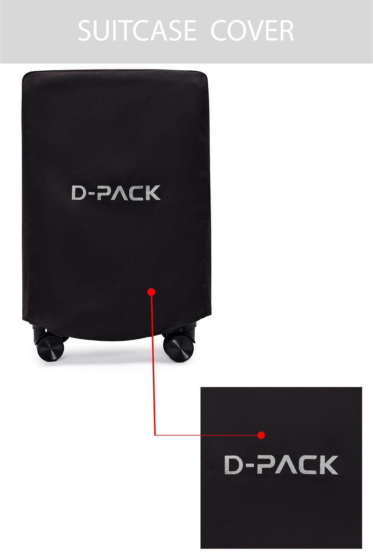D-pack Unisex Siyah Kabin Boy Valiz