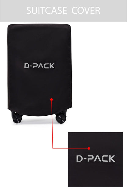 D-pack Unisex Siyah Kabin Boy Valiz