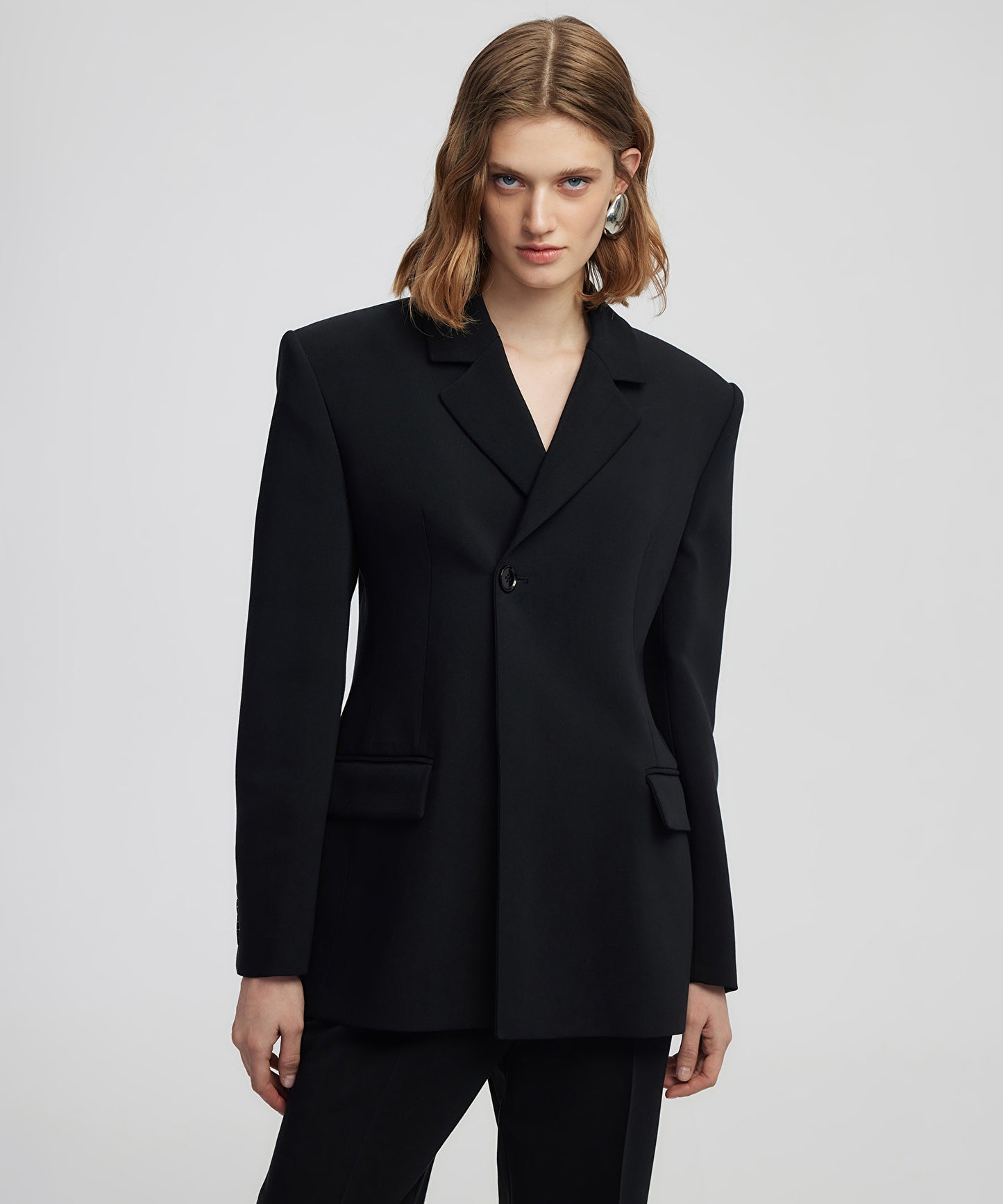 Vatkalı Kruvaze Blazer