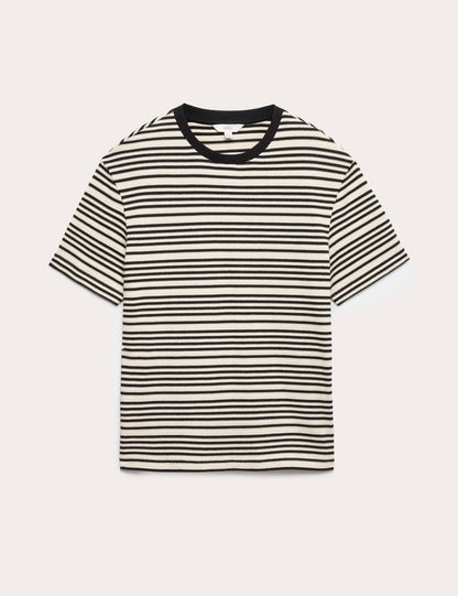 Pamuk Karışımlı Çizgili T-shirt