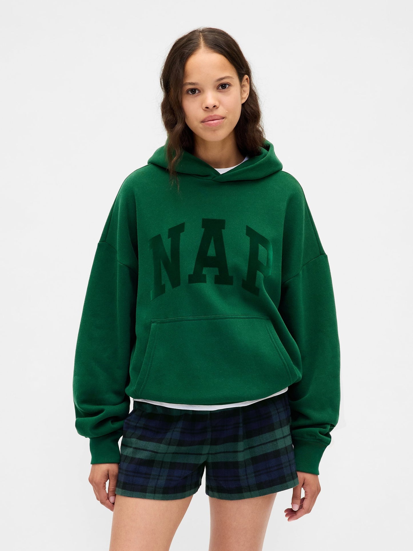 Yeşil Vintagesoft Nap Logo Sweatshirt