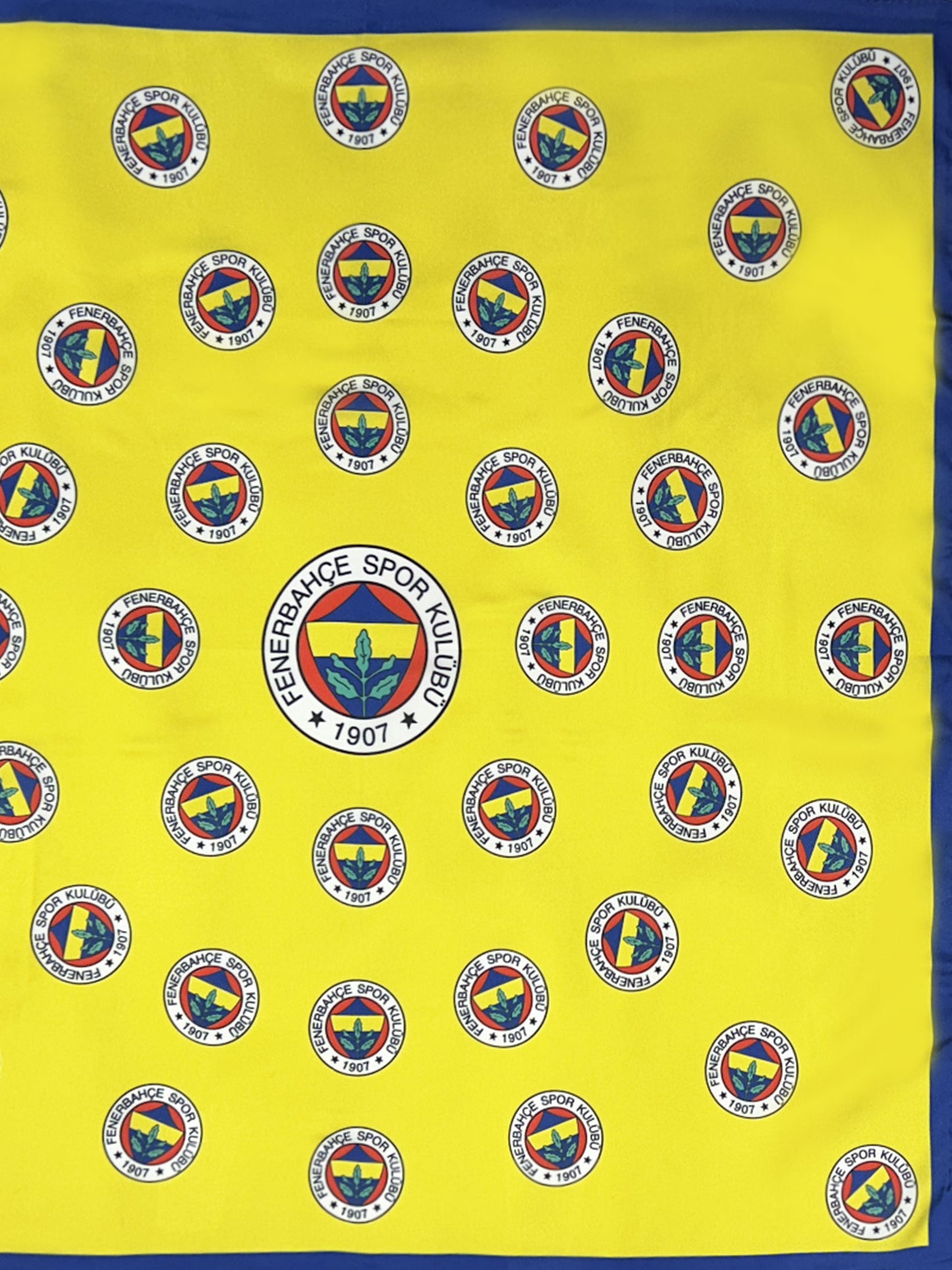 Fenerbahçe 6 Renk Logolu Sarı Unisex Fular