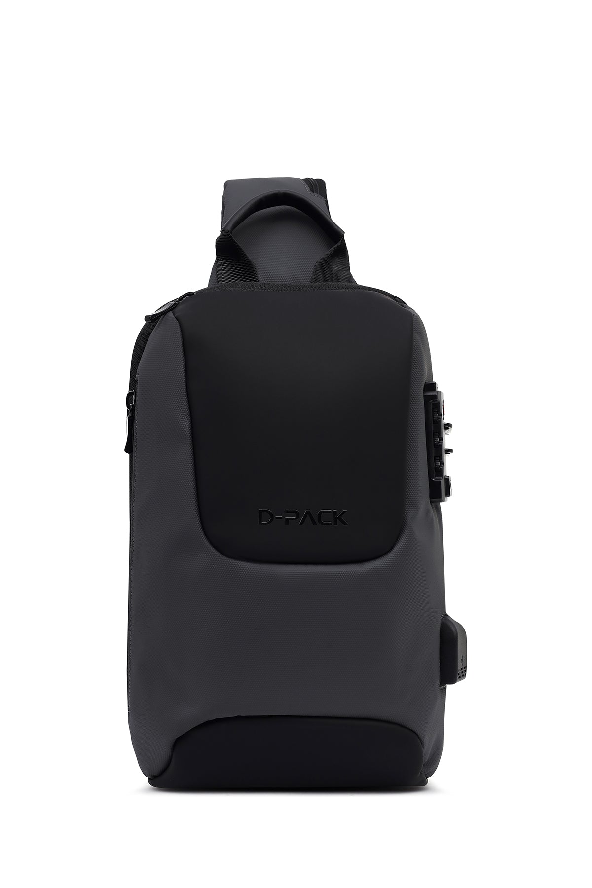D-pack Erkek Gri Teknolojik Çapraz Çanta