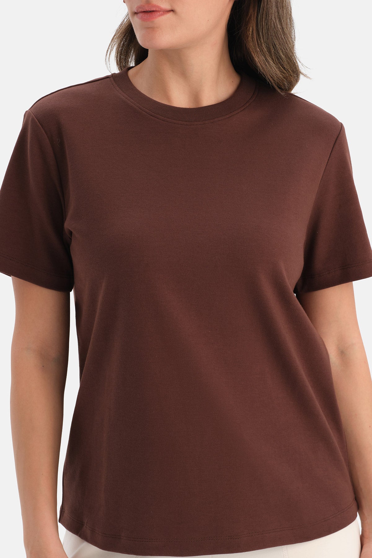 Bisiklet Yaka Basic Tişört