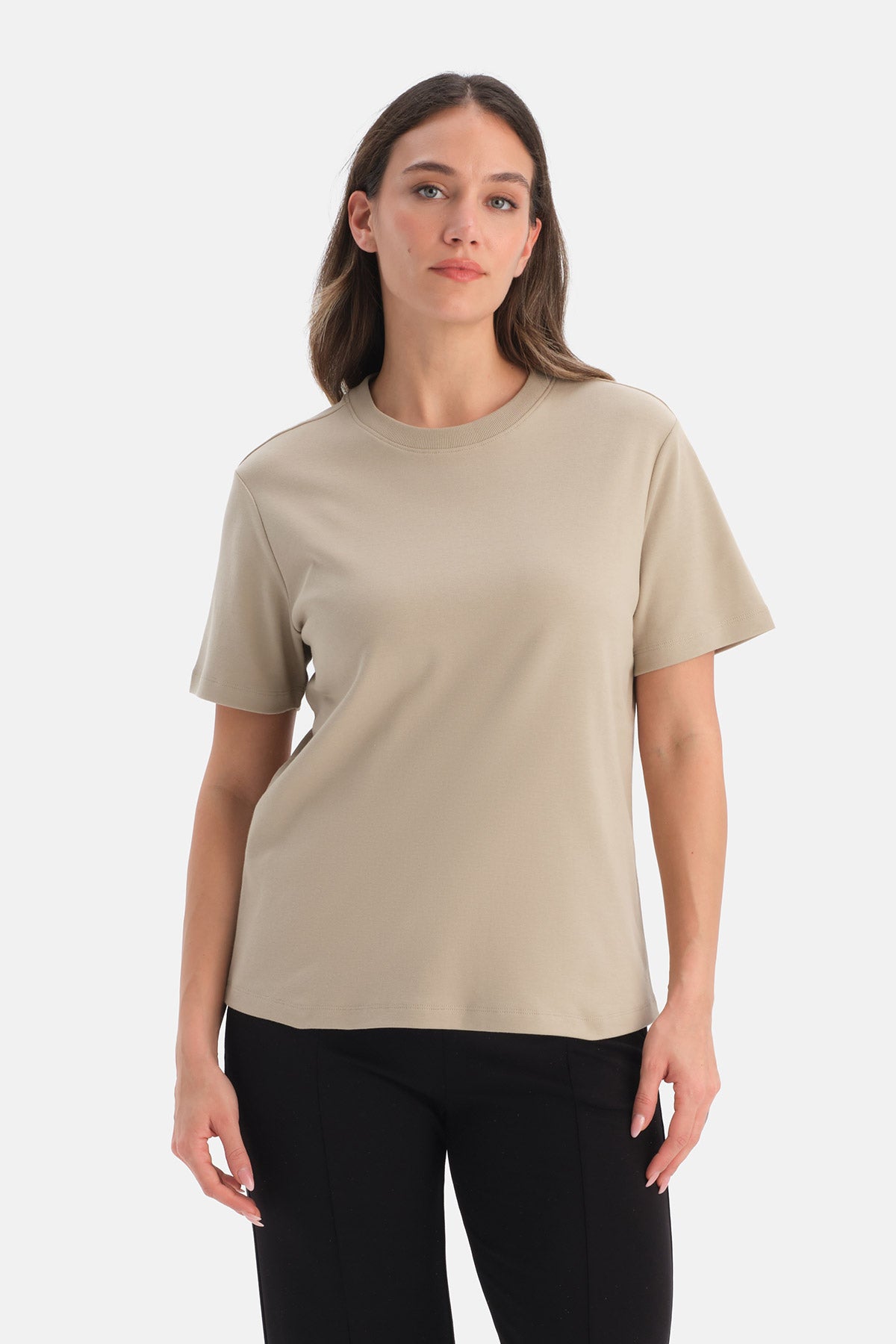 Bisiklet Yaka Basic Tişört