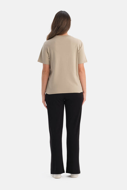 Bisiklet Yaka Basic Tişört