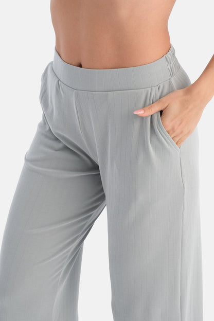 Bol Paça Rib Modal Pantolon