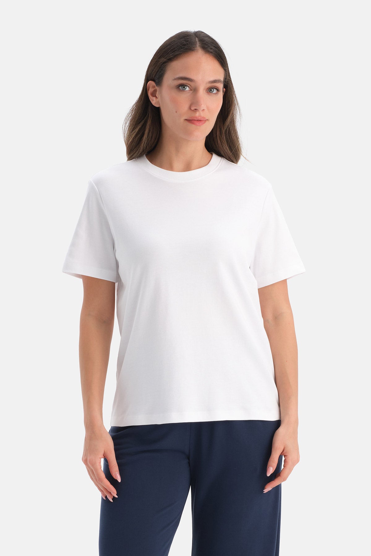 Bisiklet Yaka Basic Tişört
