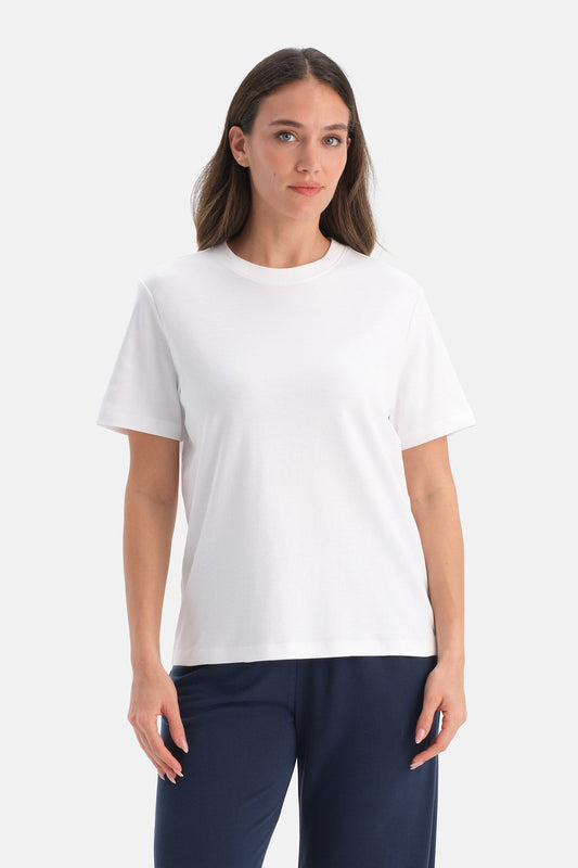 Bisiklet Yaka Basic Tişört