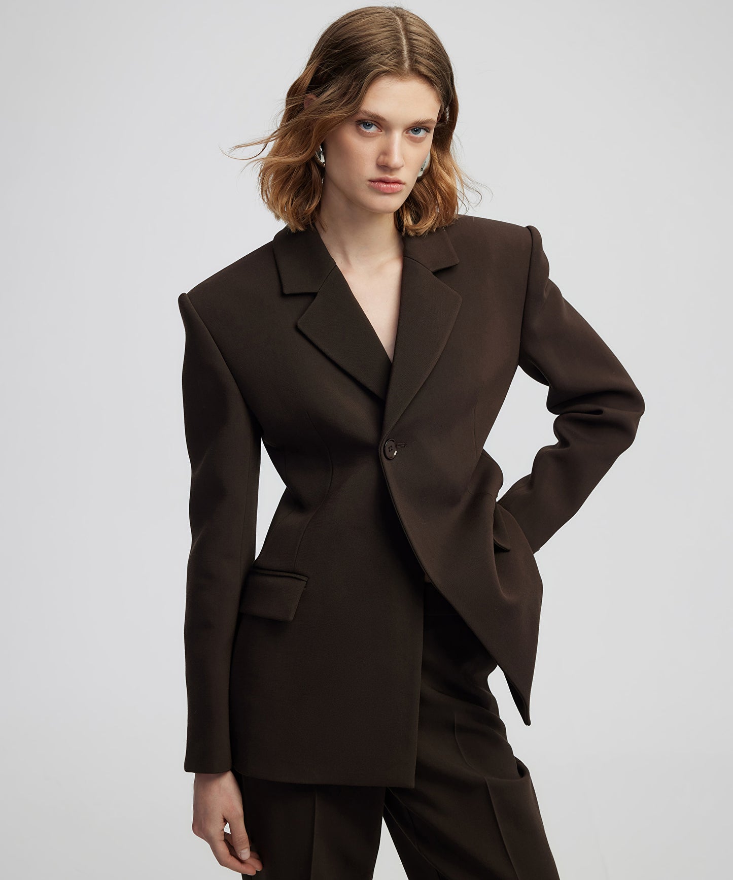 Vatkalı Kruvaze Blazer