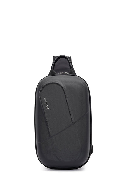 D-pack Unisex Siyah Mini Kumaş Çapraz Çanta